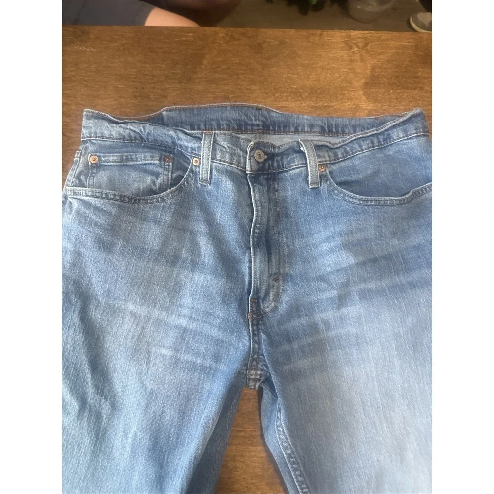 Levis 559 Jeans Mens Blue Relaxed Straight Leg Denim Pants Medium Wash 36 x 30